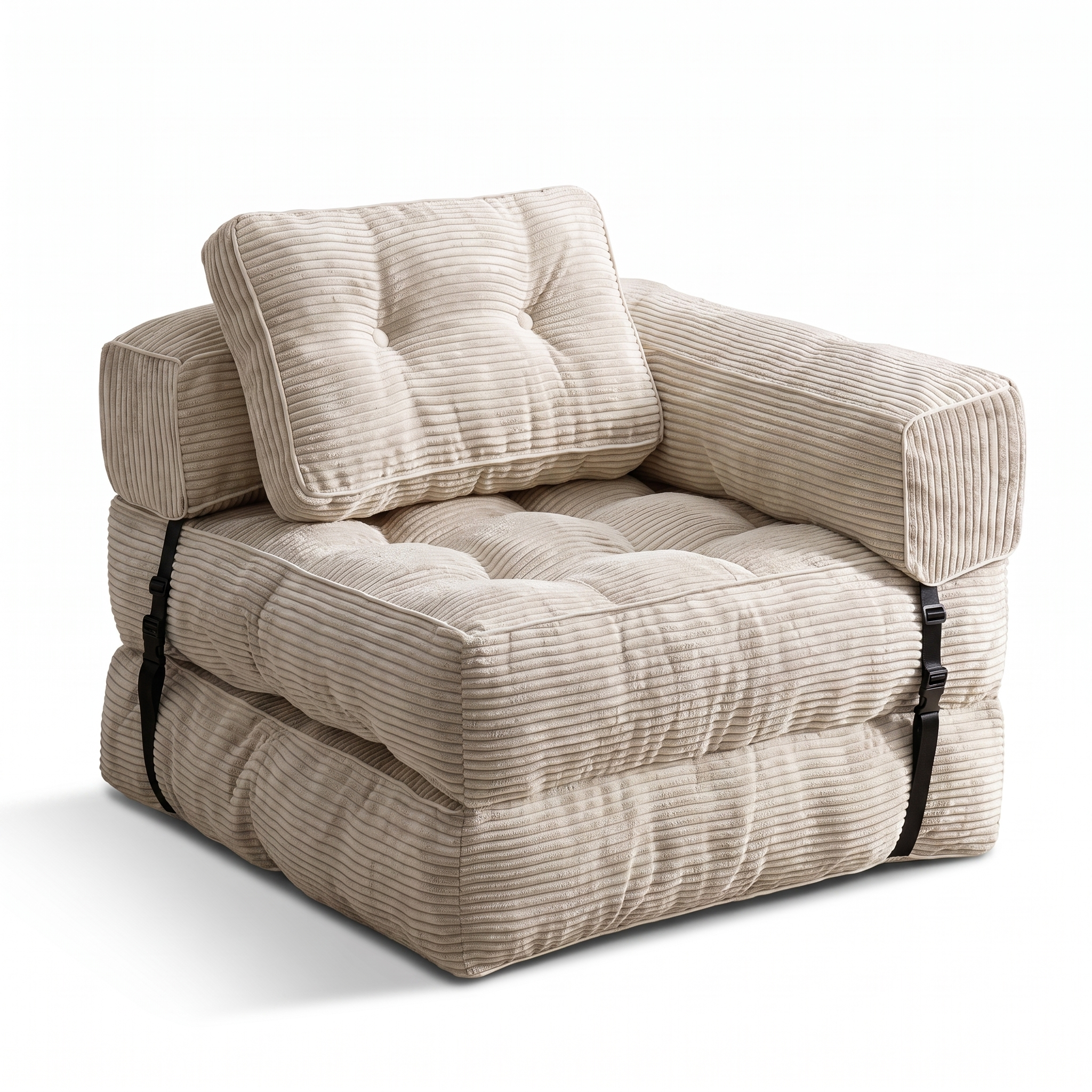 Le Nomi en velours cotele beige