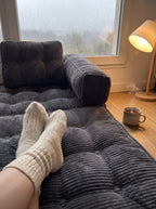Le Nomi - Fauteuil / Lit Convertible Pliable en Velours Côtelé
